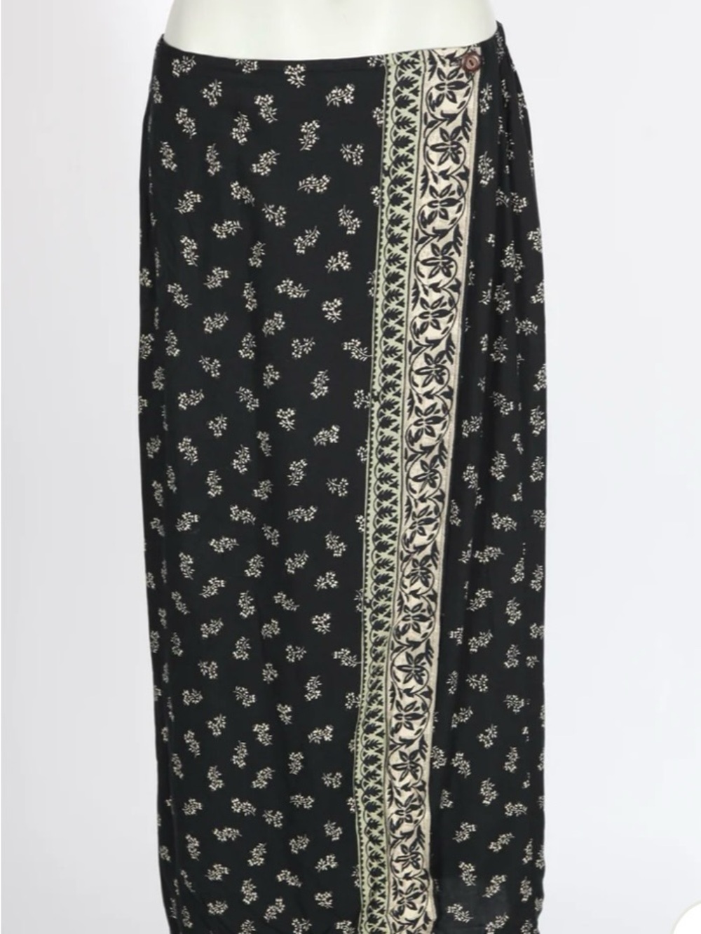 Vintage Floral Wrap Skirt